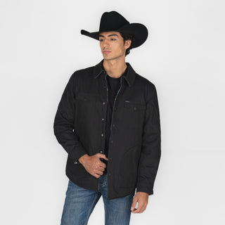 Chamarra Rock & Roll Denim Doble Vista Aztec Black Caballero