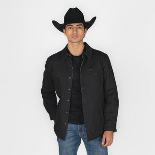 Chamarra Rock & Roll Denim Doble Vista Aztec Black Caballero