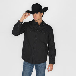 Chamarra Rock & Roll Denim Doble Vista Aztec Black Caballero