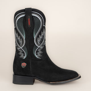 Bota Rio Grande Carson Nobuck Negro Caballero