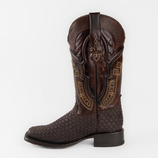 Bota Nokota Athena 15 Tejido Trenza Tabaco Dama