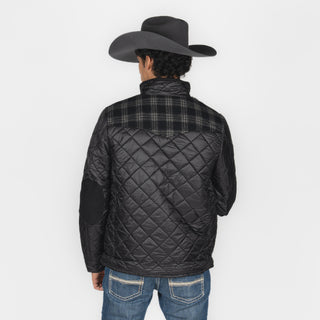 Chamarra Panhandle Wool Puffer Black Caballero