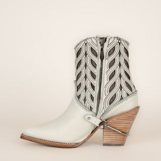 Botín Cuadra Res Mikonos Blanco Dama