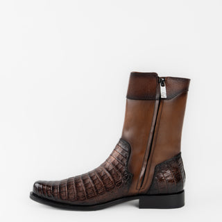 Bota Franco Cuadra Caimán Ternera Paris Bronce Doble Cierre Caballero