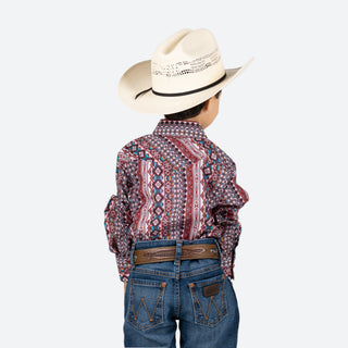 Camisa Rodeo Estampado Niño