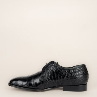 Zapatos Franco Cuadra Aligator Black Caballero