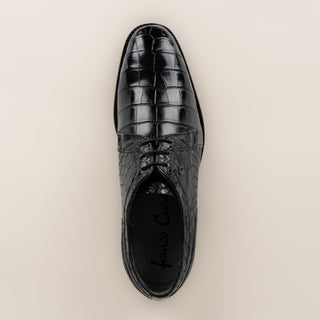 Zapatos Franco Cuadra Aligator Black Caballero