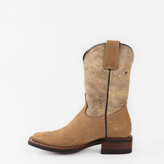 Bota El Canelo Criollito Buck Pelo Camello Joven