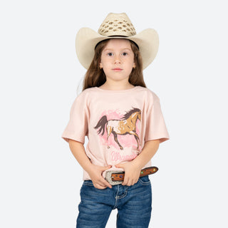Blusa Wrangler Caballo Rosa Niña