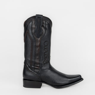Bota Cuadra Venado Italiano Negro Caballero