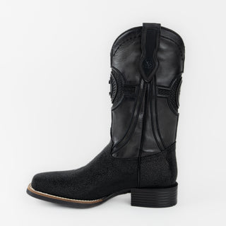 Bota Cuadra Mantarraya Negro Caballero