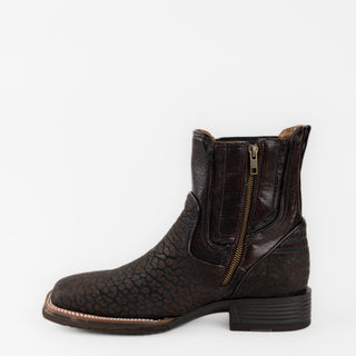 Botín Rio Grande Delfino Torobuck Choco Caballero