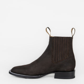 Botín Coyote Ranch Guadalupe Nobuck Chocolate