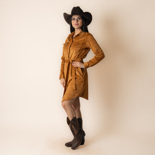 Vestido Panhandle Microsude Self Rust Dama
