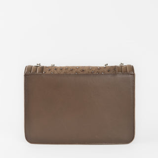 Bolso Cuadra Avestruz Andros Taupe Dama