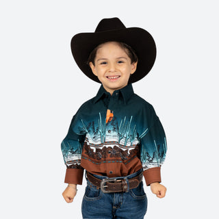 Camisa Panhandle Brown Niño