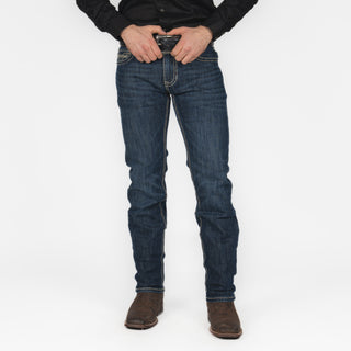 Jeans Rock & Roll Denim Rifle Skinny Boot Dark Vintage Caballero