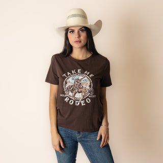 Blusa Rock & Roll Denim Rodeo Dama