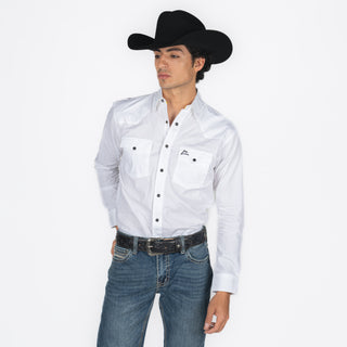 Camisa Denver Blanco Liso Caballero
