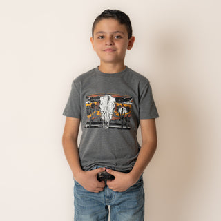 Playera Rock & Roll Denim Grey Niño