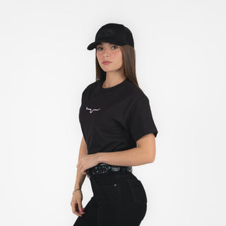 Blusa Kimes Ranch Fallon Bandana Black Dama