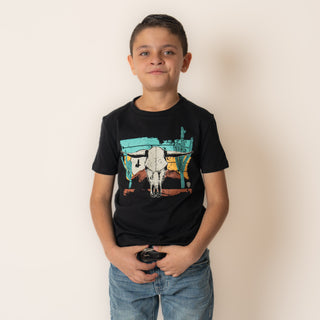 Playera Rock & Roll Denim Black Niño