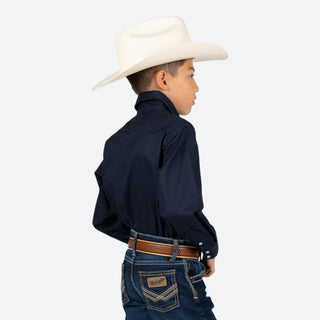Camisa Wrangler Marino Niño