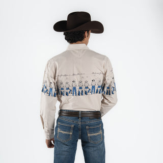 Camisa Panhandle Cowboy Natural Caballero
