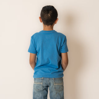 Playera Rock & Roll Denim Royal Niño