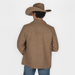 Chamarra Panhandle Heather Wool Camel Caballero