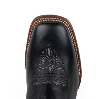 Bota Rio Grande Mariposa Waxy Negro Dama