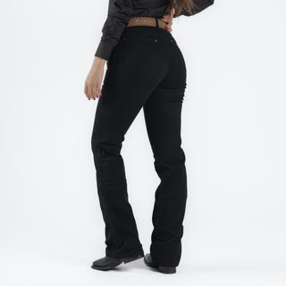 Jeans Wrangler High Rise Negro Dama