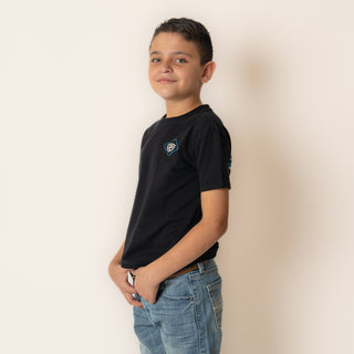 Playera Rock & Roll Denim Black Niño