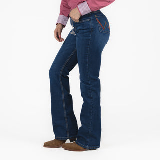 Jeans Wrangler Retro Bordado Dama