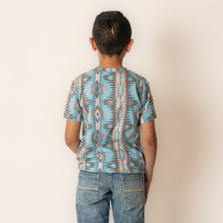 Playera Rock & Roll Denim Aztc Niño