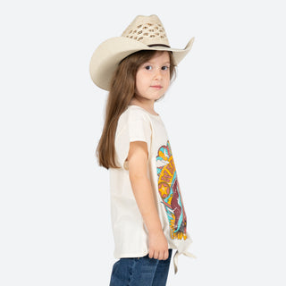 Blusa Rock & Roll Denim Caballo Niña