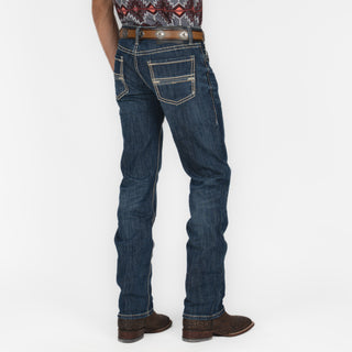 Jeans Rock & Roll Denim Revolver Straight Boot Dark Vintage Caballero