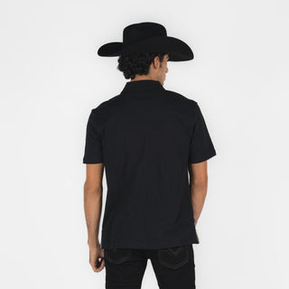 Playera Polo Lomes Ranch G-2 Black Caballero