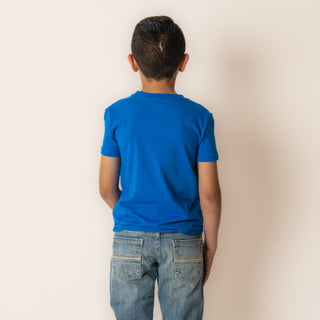 Playera Rock & Roll Denim Blue Niño