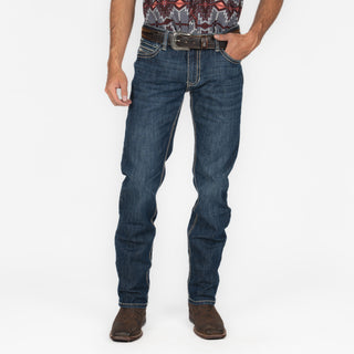 Jeans Rock & Roll Denim Revolver Straight Boot Dark Vintage Caballero