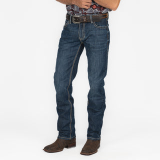 Jeans Rock & Roll Denim Revolver Straight Boot Dark Vintage Caballero