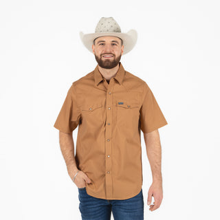 Camisa Kimes Ranch Rio SS Brown Caballero
