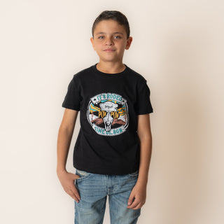 Playera Rock & Roll Denim Dale Brisby Black Niño