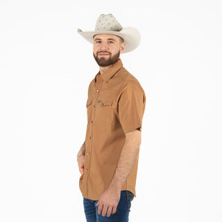 Camisa Kimes Ranch Rio SS Brown Caballero