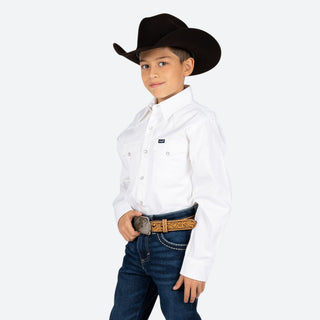 Camisa Wrangler Blanco Niño