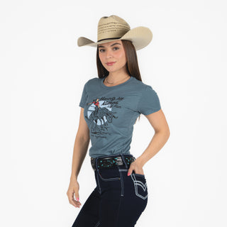 Blusa Kimes Ranch All Of Fun Indigo Dama