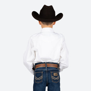 Camisa Wrangler Blanco Niño