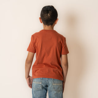 Playera Rock & Roll Denim Rust Niño