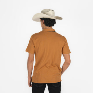 Playera Polo Kimes Ranch El Capitán Brown Caballero