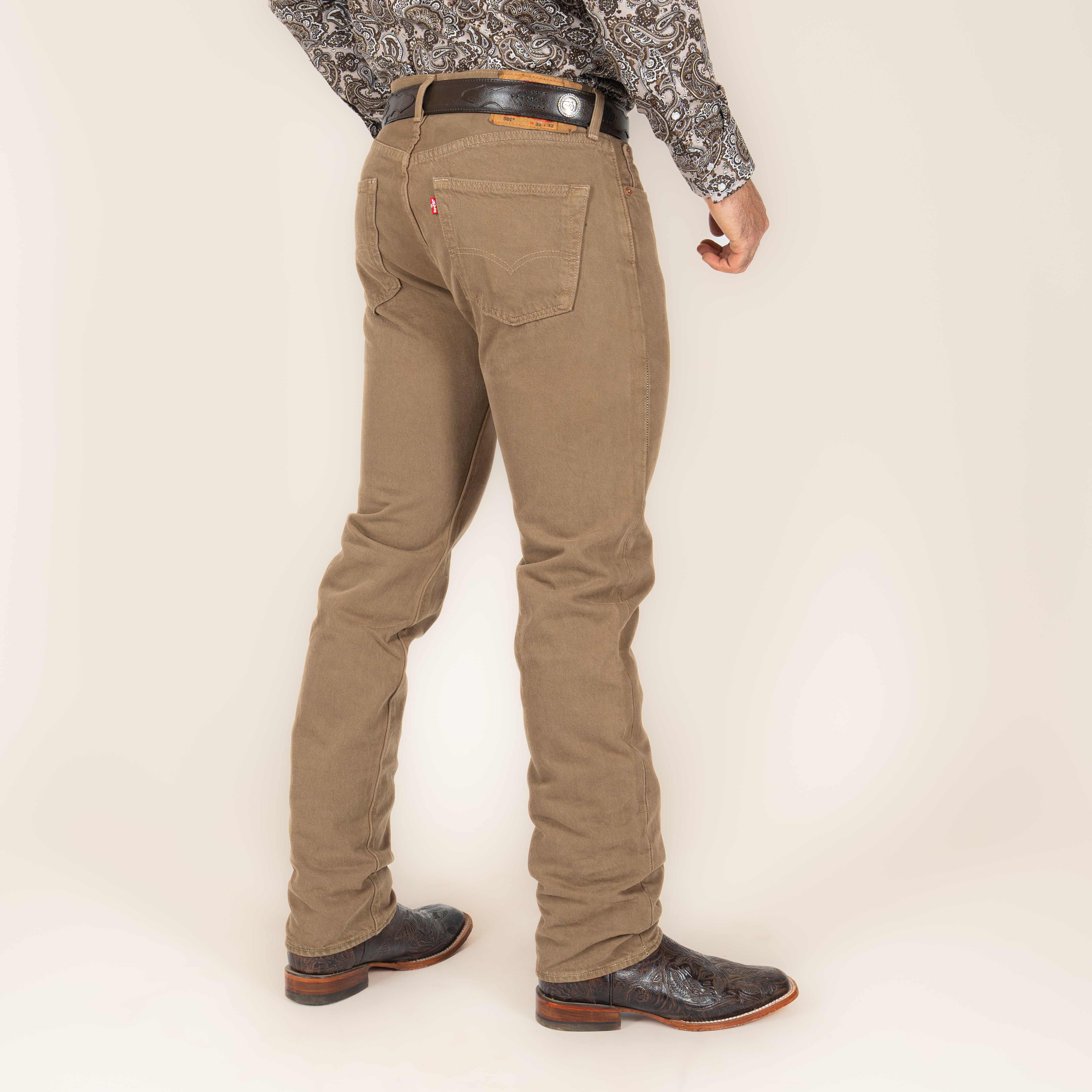 Jeans Levis 501 Light Brown Caballero